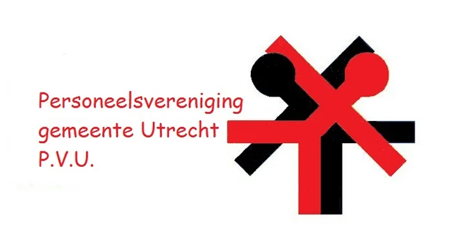 Het logo van de personeelsverenging Gemeente Utrecht P.V.U.